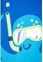 Conjunto De Baño De Littlemic Manga Larga Azul Y Verde Para Niño 2T A 6T 4T de LittleMic