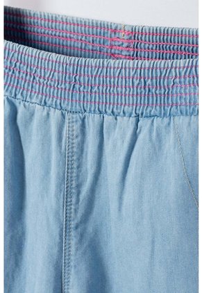 Jogger De Littlemic Bota Amplia Azul Para Niña 2T A 6T 3T