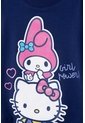 Conjunto De Hello Kitty Con Buzo Azul Para Niña 2T A 6T 5T de LittleMic