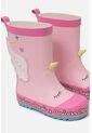 Botas De Lluvia LittleMic Rosadas Para Niña 27 de LittleMic