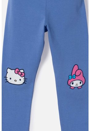 Conjunto De Hello Kitty Con Buzo Azul Para Niña 2T A 6T 5T