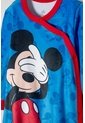 Pijama Mickey Mouse Mameluco Azul Para Bebé Niño 12-18 de LittleMic