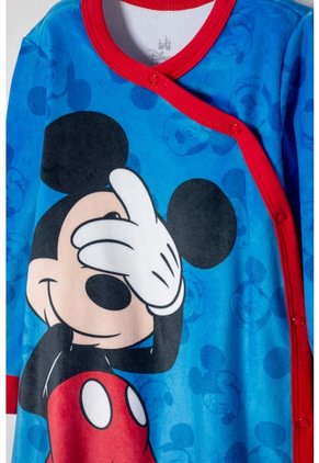 Pijama Mickey Mouse Mameluco Azul Para Bebé Niño 12-18