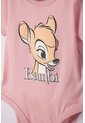 Body De Bambi Manga Corta Rosado Para Bebé Niña 9-12 de LittleMic