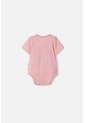 Body De Bambi Manga Corta Rosado Para Bebé Niña 9-12 de LittleMic