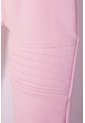 Jogger De Littlemic Con Cintura Elástica Rosado Para Bebé Niña 3-6 de LittleMic