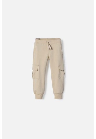 Jogger De Littlemic Con Cordón Caqui Para Niño 2T A 5T 5T LittleMic