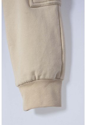 Jogger De Littlemic Con Cordón Caqui Para Niño 2T A 5T 5T