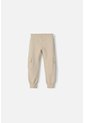Jogger De Littlemic Con Cordón Caqui Para Niño 2T A 5T 5T de LittleMic