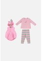 Conjunto LittleMic X3 Piezas Rosado Para Bebé Niña 9-12 de LittleMic