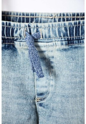 Bermuda De Littlemic Con Cordón Azul Para Niño 2T A 5T 4T