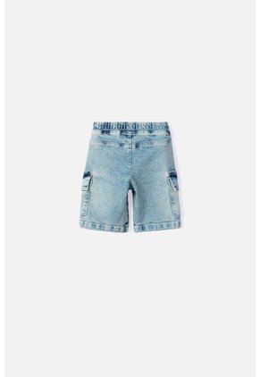 Bermuda De Littlemic Con Cordón Azul Para Niño 2T A 5T 4T