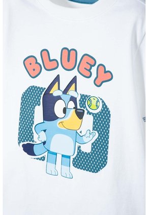Conjunto De Bluey Pantalón Corto Multicolor Para Niño 2T A 6T 3T