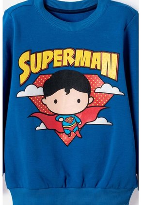 Conjunto De Superman Azul Para Niño 2T A 6T 3T