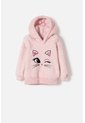 Buzo De Littlemic Con Capucha Rosado Para Niña 2T A 5T 4T de LittleMic