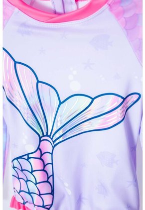 Vestido De Baño LittleMic Manga Larga Para Niña 2T A 5T 2T