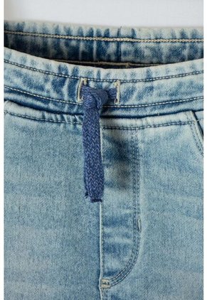 Jogger De LittleMic Con Cordón Azul Claro Para Niño 2T A 6T 5T