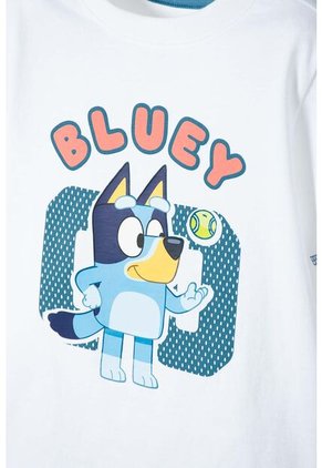 Conjunto De Bluey Pantalón Corto Multicolor Para Niño 2T A 6T 4T