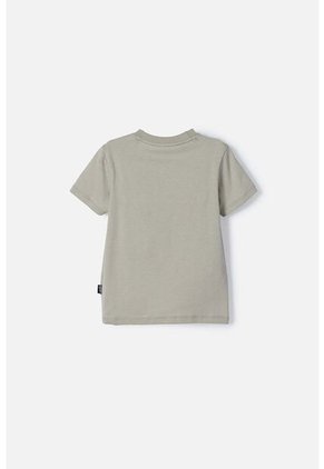 Camiseta De Littlemic Manga Corta Verde Para Niño 2T A 5T 2T