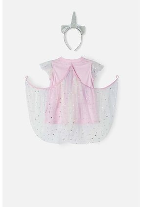 Camiseta Littlemic Multicolor Manga Corta Con Bolero Para Niña 2T A 5T 4T