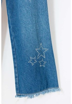 Jeans De LittleMic Azul Medio Para Niña 2T A 5T 4T