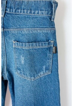 Jeans De LittleMic Azul Medio Para Niña 2T A 5T 4T