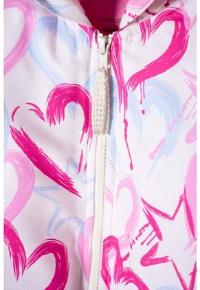 Chaqueta LittleMic Multicolor Con Cierre Ajustable En Frente Para Niña 2T A 5T 3T