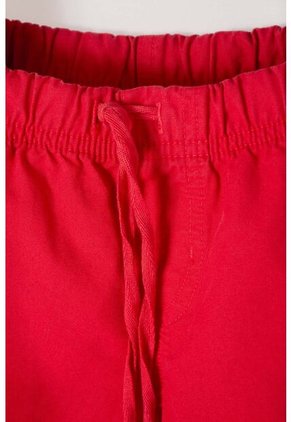 Bermuda De LittleMic Con Cordón Rojo Para Niño 2T A 5T 2T