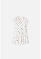Vestido LittleMic Marfil Corto Para Niña 2T A 5T 2T de LittleMic