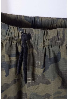 Bermuda De Littlemic Con Cordón Verde Para Niño 2T A 5T 3T