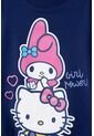 Conjunto De Hello Kitty Con Buzo Azul Para Niña 2T A 6T 3T de LittleMic