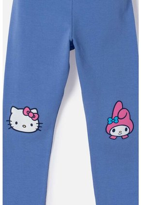 Conjunto De Hello Kitty Con Buzo Azul Para Niña 2T A 6T 3T