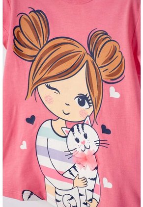 Conjunto De Littlemic Pantalón Largo Multicolor Para Niña 2T A 6T 3T