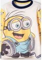 Pijama De Minions Pantalón Largo Multicolor Para Niño 2T A 6T 3T de LittleMic