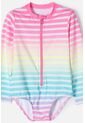 Conjunto De Baño LittleMic Manga Larga Multicolor Para Niña 2T A 5T 5T de LittleMic