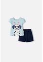 Conjunto De Littlemic Con Short Multicolor Para Niña 2T A 6T 3T de LittleMic