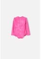 Vestido De LittleMic Rosado Manga Larga Para Niña 2T A 5T 2T de LittleMic
