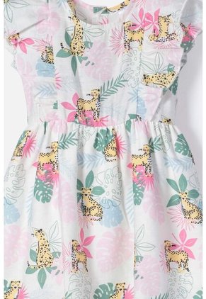Vestido De LittleMic Multicolor Con Panty Para Bebé Niña 9-12