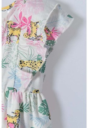 Vestido De LittleMic Multicolor Con Panty Para Bebé Niña 9-12