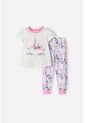 Pijama LittleMic Con Pantalón Largo Multicolor Para Niña 2T A 5T 2T de LittleMic