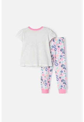 Pijama LittleMic Con Pantalón Largo Multicolor Para Niña 2T A 5T 2T