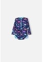 Vestido De Baño LittleMic Manga Larga Multicolor Para Bebé Niña 3-6 de LittleMic