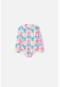 Vestido De Baño Del Littlemic Multicolor Para Niña 2T A 5T 3T de LittleMic