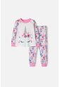 Pijama Littlemic Con Pantalón Largo Para Niña 2T A 5T 3T de LittleMic