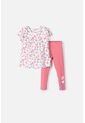 Conjunto De Little Mic Blanco Y Rosa Para Niña 4T de LittleMic