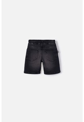 Bermuda De Littlemic Con Cordón Negro Para Niño 2T A 5T 3T