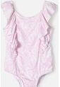 Vestido De Baño De Littlemic Rosado Para Niña 2T A 5T 2T de LittleMic
