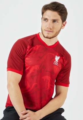 Camiseta Rojo-Blanco Liverpool