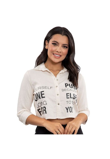 BLUSA LIVING MUJER 20484 BLANCO Talla L
