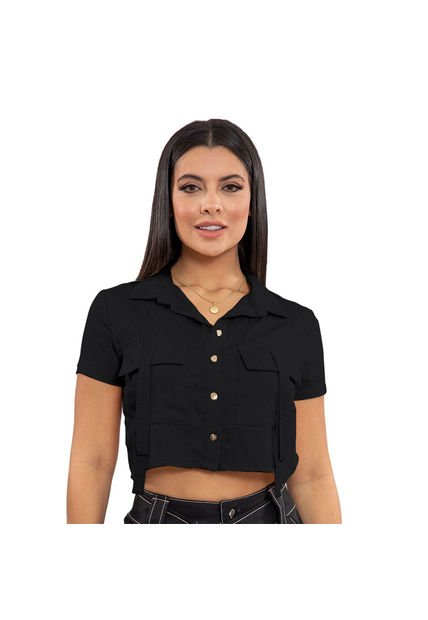 BLUSA LIVING MUJER 20475 NEGRO Talla M